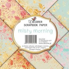   Papírkészlet 6" (15 cm), Misty Morning / Decorer Scrapbook Paper (24 ív)