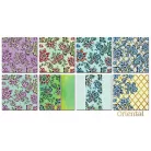 Papírkészlet 6" (15 cm), Oriental / Decorer Scrapbook Paper (24 ív)