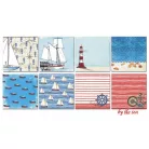 Papírkészlet 6" (15 cm), By the Sea / Decorer Scrapbook Paper (24 ív)