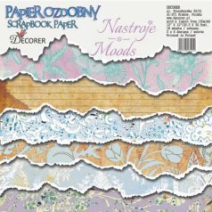  Papírkészlet 12" (30 cm), Moods / Decorer Scrapbook Paper (18 ív)