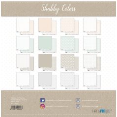   Papírkészlet 12" (30 cm), Shabby Colors / Papers For You Scrap Paper Pack (16 ív)