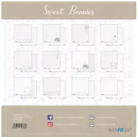   Papírkészlet 12" (30 cm), Sweet Bunnies / Papers For You Scrap Paper Pack (12 ív)
