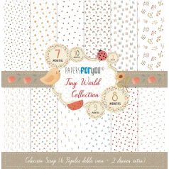   Papírkészlet 12" (30 cm), Tiny World / Papers For You Scrap Paper Pack (6 ív)