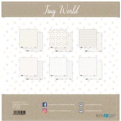   Papírkészlet 12" (30 cm), Tiny World / Papers For You Scrap Paper Pack (6 ív)