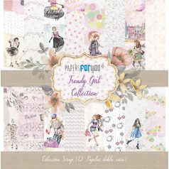   Papírkészlet 12" (30 cm), Trendy Girl / Papers For You Scrap Paper Pack (12 ív)