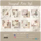 Papírkészlet 12" (30 cm), Steampunk Retro Style / Papers For You Scrap Paper Pack (8 ív)