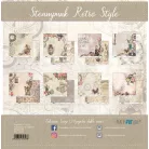 Papírkészlet 6.6" (17 cm), Steampunk Retro Style / Papers For You Scrap Paper Pack (24 ív)