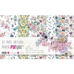   Papírkészlet 12" (30 cm), The Flowering Project / Papers For You Canvas Scrap Pack (6 ív)