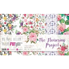   Papírkészlet 12" (30 cm), The Flowering Project / Papers For You Vellum Paper Pack (6 ív)