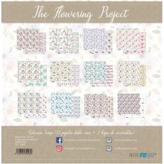   Papírkészlet 12" (30 cm), The Flowering Project / Papers For You Scrap Paper Pack (12 ív)