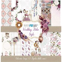   Papírkészlet 12" (30 cm), Wedding Boho Style / Papers For You Scrap Paper Pack (12 ív)