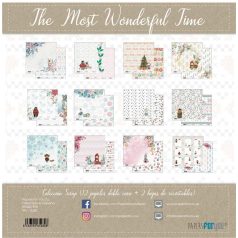   Papírkészlet 12" (30 cm), The Most Worderful Time / Papers For You Scrap Paper Pack (12 ív)