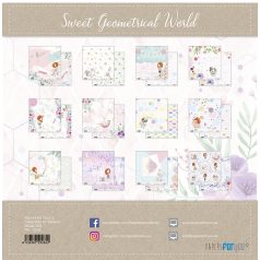   Papírkészlet 12" (30 cm), Sweet Geometrical World / Papers For You Scrap Paper Pack (12 ív)