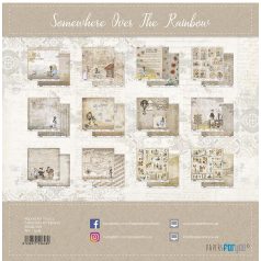   Papírkészlet 12" (30 cm), Somewhere Over The Rainbow / Papers For You Scrap Paper Pack (12 ív)