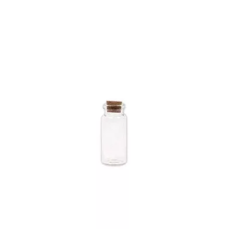 Stamperia Üvegcse - 2.2x5cm Glass Vials (6 db)