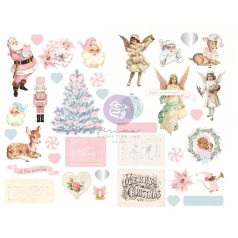   Chipboard , Christmas Sparkle / Prima Marketing Chipboard Stickers  (1 csomag)