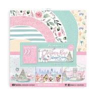   Stamperia Scrapbook papírkészlet 12" (30 cm) - Christmas Rose - Maxi Paper Pack (22 ív)