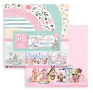   Papírkészlet 8" (20 cm), Christmas Rose / Stamperia Paper Pack (10 ív)