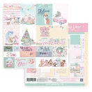 Papírkészlet 8" (20 cm), Christmas Rose / Stamperia Paper Pack (10 ív)