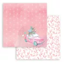 Papírkészlet 8" (20 cm), Christmas Rose / Stamperia Paper Pack (10 ív)