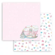   Papírkészlet 8" (20 cm), Christmas Rose / Stamperia Paper Pack (10 ív)
