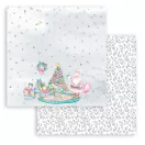 Papírkészlet 8" (20 cm), Christmas Rose / Stamperia Paper Pack (10 ív)