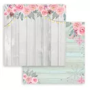 Papírkészlet 8" (20 cm), Christmas Rose / Stamperia Paper Pack (10 ív)