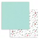 Papírkészlet 8" (20 cm), Christmas Rose / Stamperia Paper Pack (10 ív)
