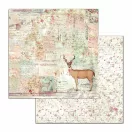 Papírkészlet 6" (15 cm), Pink Christmas / Stamperia Paper Pack (10 ív)
