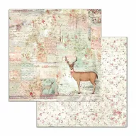   Papírkészlet 6" (15 cm), Pink Christmas / Stamperia Paper Pack (10 ív)