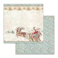   Papírkészlet 6" (15 cm), Pink Christmas / Stamperia Paper Pack (10 ív)