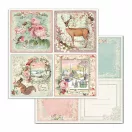 Papírkészlet 6" (15 cm), Pink Christmas / Stamperia Paper Pack (10 ív)