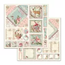 Papírkészlet 6" (15 cm), Pink Christmas / Stamperia Paper Pack (10 ív)