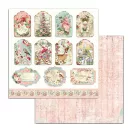 Papírkészlet 6" (15 cm), Pink Christmas / Stamperia Paper Pack (10 ív)