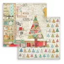 Papírkészlet 6" (15 cm), Christmas Patchwork / Stamperia Paper Pack (10 ív)