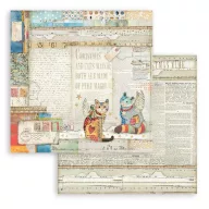   Papírkészlet 6" (15 cm), Christmas Patchwork / Stamperia Paper Pack (10 ív)