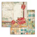 Papírkészlet 6" (15 cm), Christmas Patchwork / Stamperia Paper Pack (10 ív)