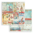 Papírkészlet 6" (15 cm), Christmas Patchwork / Stamperia Paper Pack (10 ív)