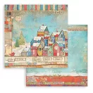 Papírkészlet 6" (15 cm), Christmas Patchwork / Stamperia Paper Pack (10 ív)