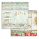 Papírkészlet 6" (15 cm), Christmas Patchwork / Stamperia Paper Pack (10 ív)