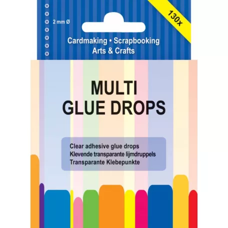 Ragasztópötty Ø 2 mm,  / JEJE Multi Glue Drops (130 db)