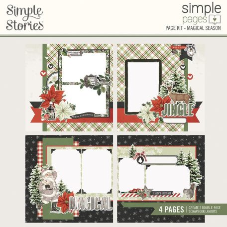 Kivágatok , Magical Season / Simple Stories Simple Pages Kit (1 csomag)