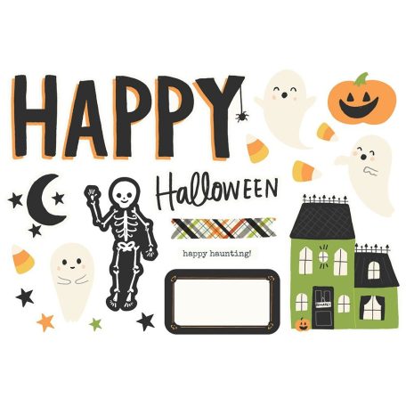Kivágatok , Happy Halloween / Simple Stories Simple Pages (1 csomag)