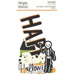   Kivágatok , Happy Halloween / Simple Stories Simple Pages (1 csomag)