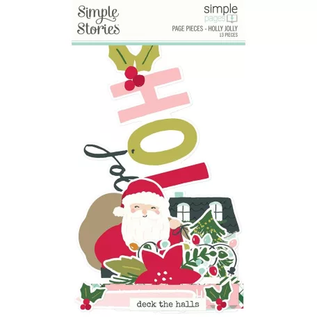 Kivágatok , Holly Jolly / Simple Stories Simple Pages (1 csomag)