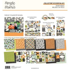   Papírkészlet 12" (30 cm), Collector's Essential Kit / Simple Stories Spooky Nights (1 csomag)
