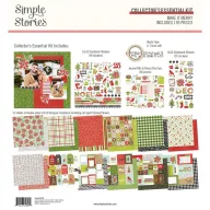   Papírkészlet 12" (30 cm), Collector's Essential Kit / Simple Stories Make it Merry (1 csomag)