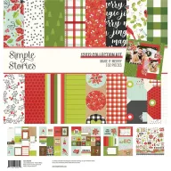   Papírkészlet 12" (30 cm), Collection Kit / Simple Stories Make it Merry (1 csomag)