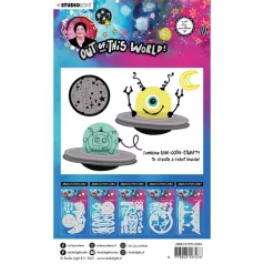   Vágósablon, Galaxy transport Out Of This World nr.84 Art by Marlene/ ABM Cutting Die (1 csomag)