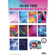   Kollázs papír A4, Pattern Paper Out Of This World nr.14 Art by Marlene/ ABM Collage Paper (1 csomag)